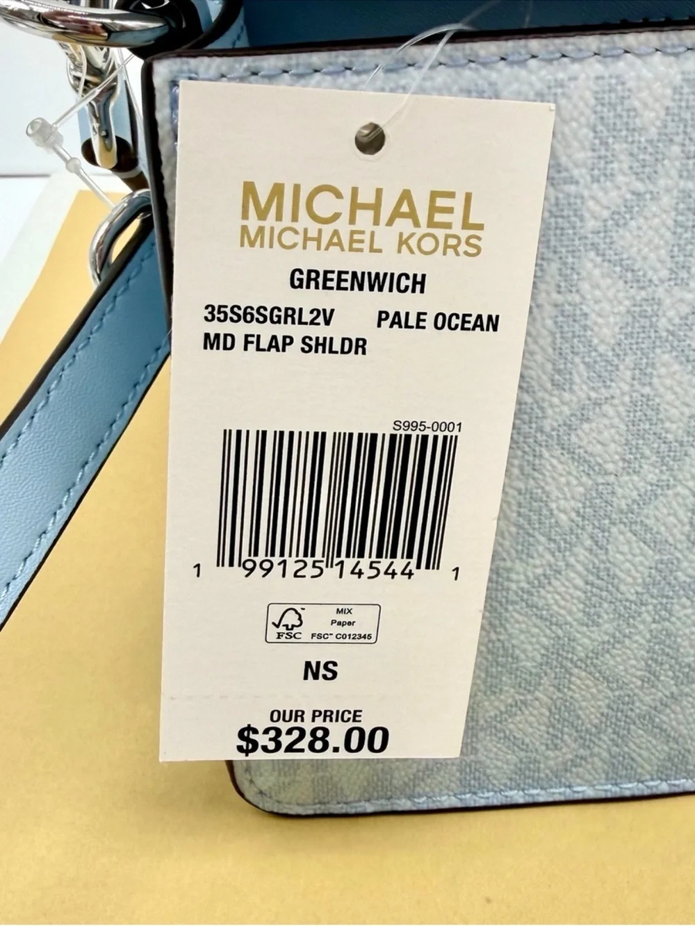 MICHAEL KORS Greenwich Medium Signature Logo Ombré Shoulder Bag Crossbody